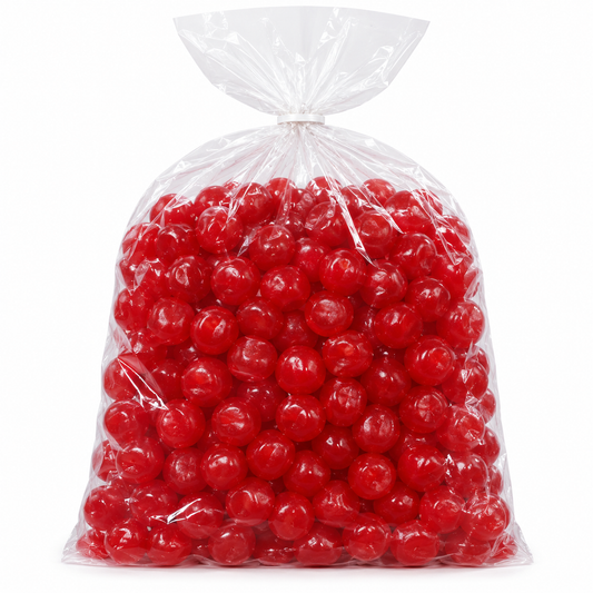 Sour Cherry Candy Balls – Old Fashioned Soft & Chewy Cherry Candy – 1 lb Bag