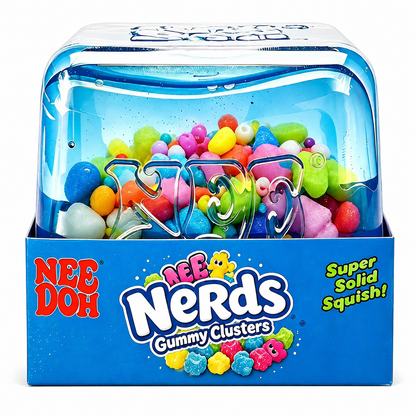 NeeDoh Berg Cube 1.5-Inch Mini Squishy Sensory Nerds Fidget Toy