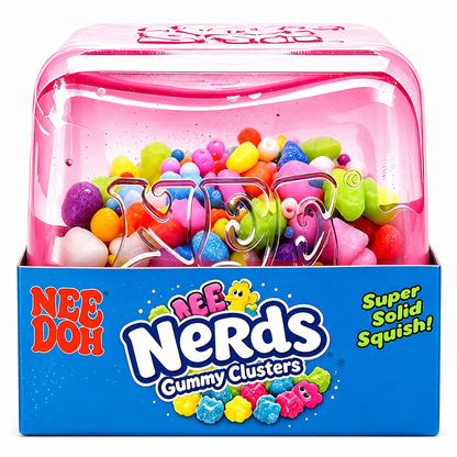 NeeDoh Berg Cube 1.5-Inch Mini Squishy Sensory Nerds Fidget Toy