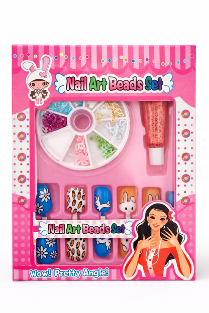 Glitter Nail Art Beads Set – 2 Pack Random Selection