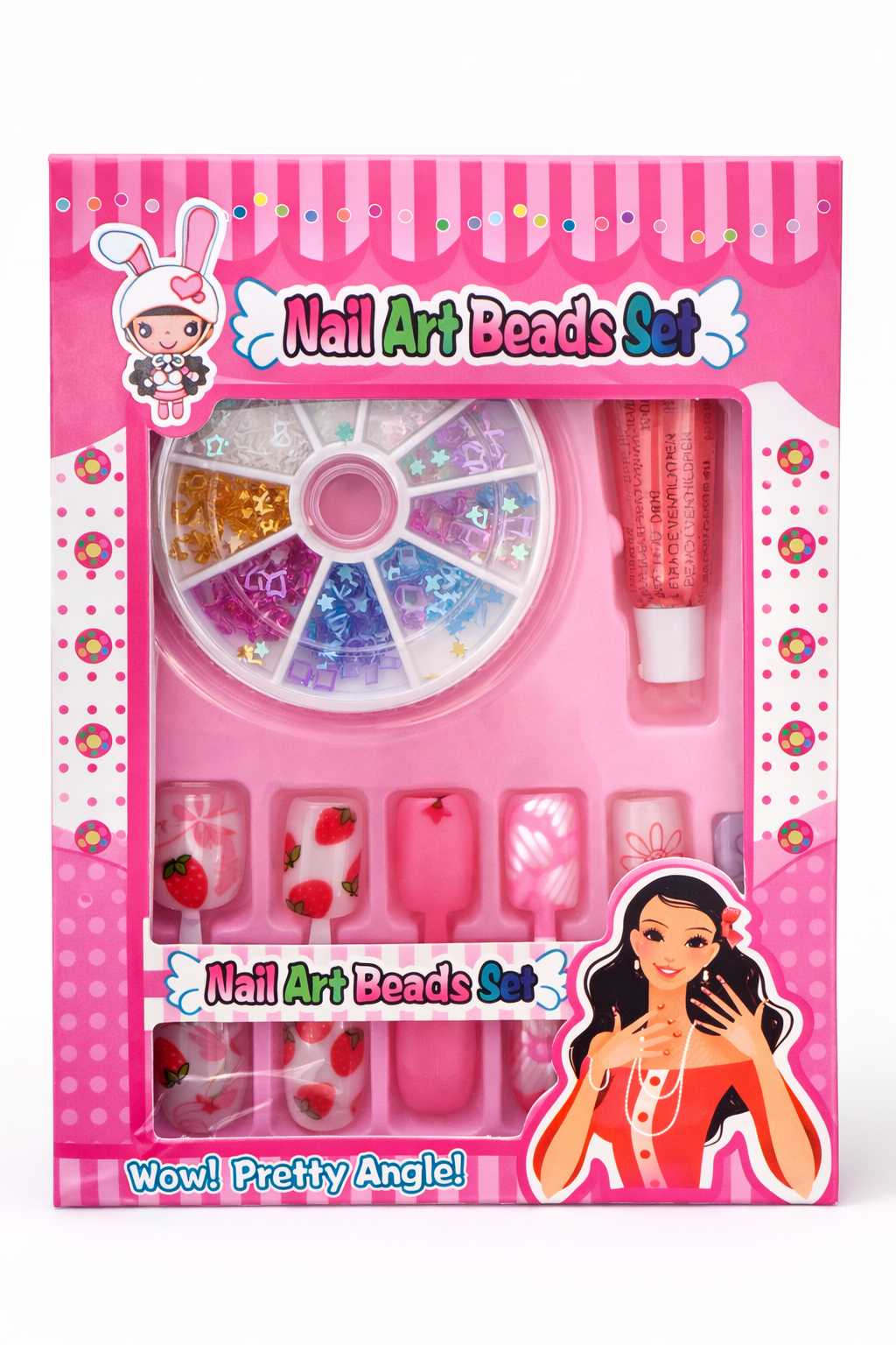 Glitter Nail Art Beads Set – 2 Pack Random Selection