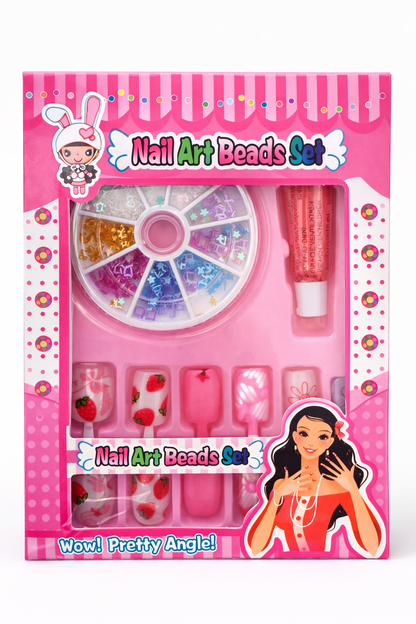 Glitter Nail Art Beads Set – 2 Pack Random Selection