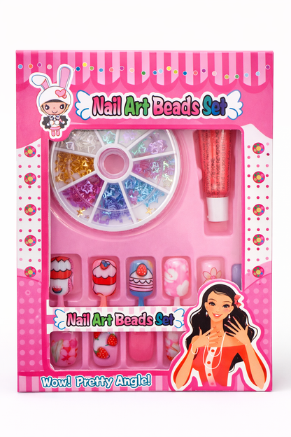 Glitter Nail Art Beads Set – 2 Pack Random Selection