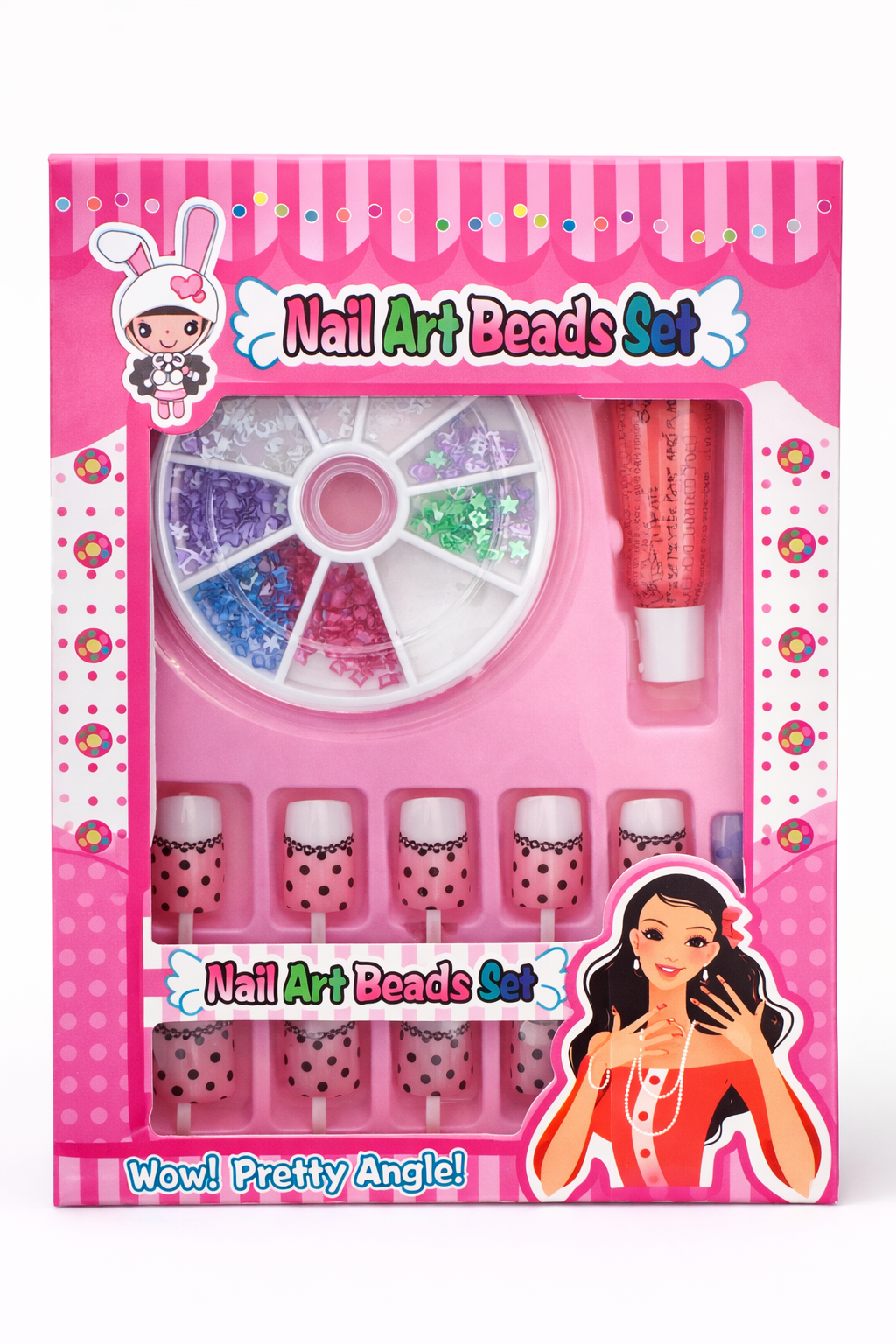 Glitter Nail Art Beads Set – 2 Pack Random Selection