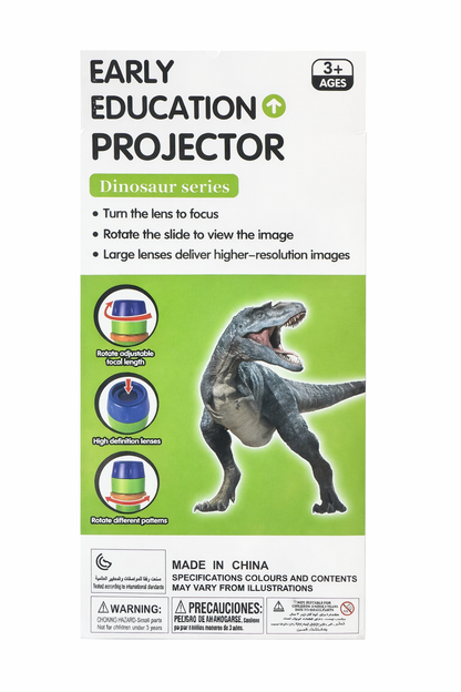 Animals Theme Educational Projector Night Light Toy for Kids (Ages 3+)