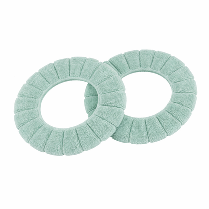 Washable Soft Fabric Toilet Seat Cover – 2 Pack (11 inch)