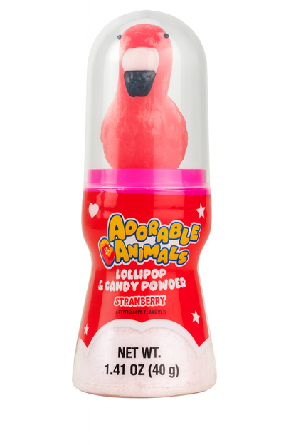 2-Pack Adorable Animal Dip-N-Lik Lollipop & Powder Candy – 1.4 oz