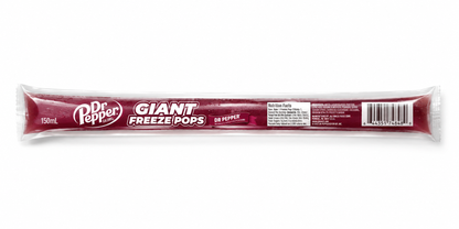 Kisco Dr Pepper Giant Freeze Pops – 3 Pack, 5.5 oz Ice Pops