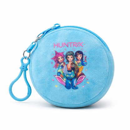 Kpop Girls Round Coin Purse Keychain Zipper Wallet