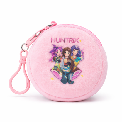 Kpop Girls Round Coin Purse Keychain Zipper Wallet