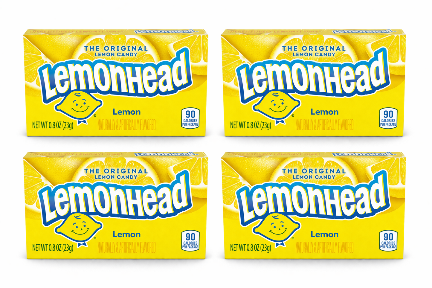 Lemonhead Original Lemon Candy Changemaker Boxes 4-Pack