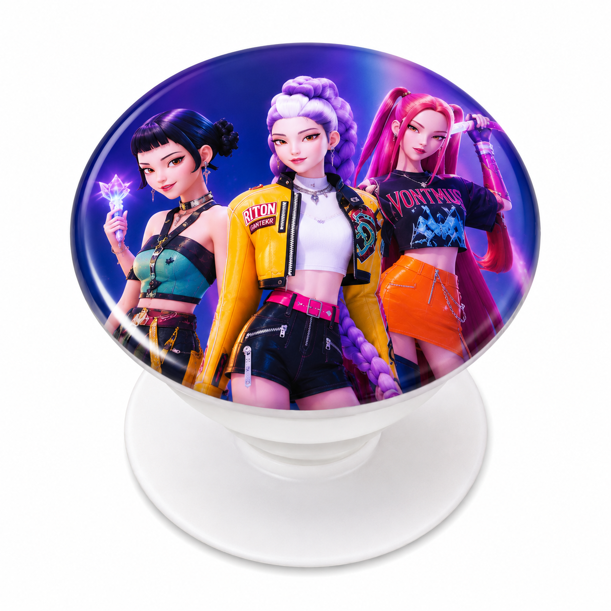 Kpop Demon Hunters Huntrix Phone Grip Stand Holder