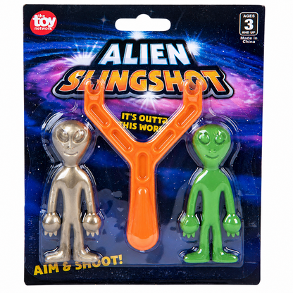 Alien Slingshot Flying Sticky Toy Set – 2 Pack