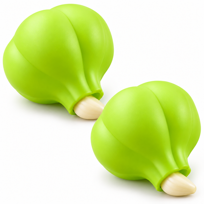 Creative Kitchen Garlic Peeler – 2-Pack, Silicone Garlic Clove Peeling Tool
