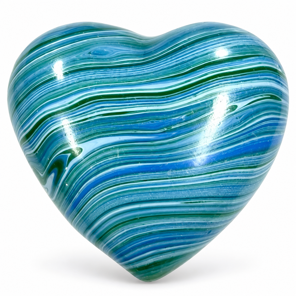 Marbled Swirl Heart Squishy Stress Relief Fidget Toys – 2-Pack