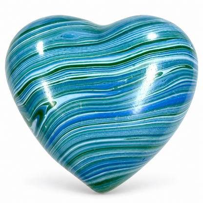 Marbled Swirl Heart Squishy Stress Relief Fidget Toys – 2-Pack