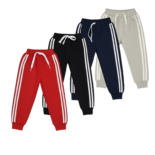 Toddler Drawstring Sweatpants – Sizes 2T (M), 3T (L), 4T (XL)