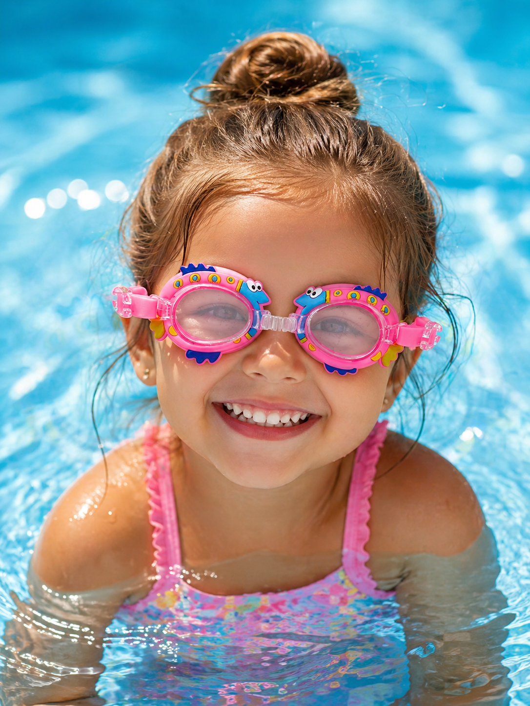 Kids Cartoon Swimming Goggles – Assorted Animal & Character Designs