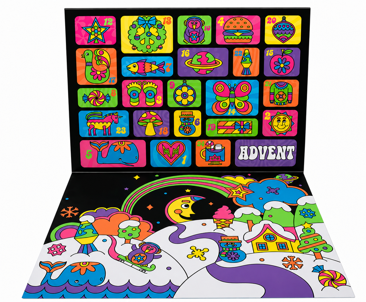 Advent Calendar – 24-Piece Blind Box Squishy Fidget Toy Set for Stress Relief