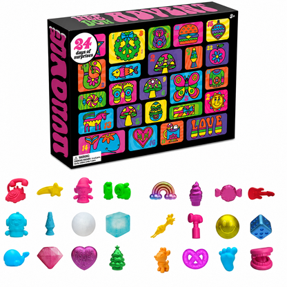 Advent Calendar – 24-Piece Blind Box Squishy Fidget Toy Set for Stress Relief