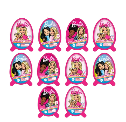 10-Pack Barbie Fun Surprise Egg Candy