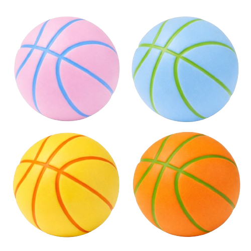 Basketball Anti-Stress Pop Sensory Fidget Toy – 2 Pack (2-Inch Diameter)