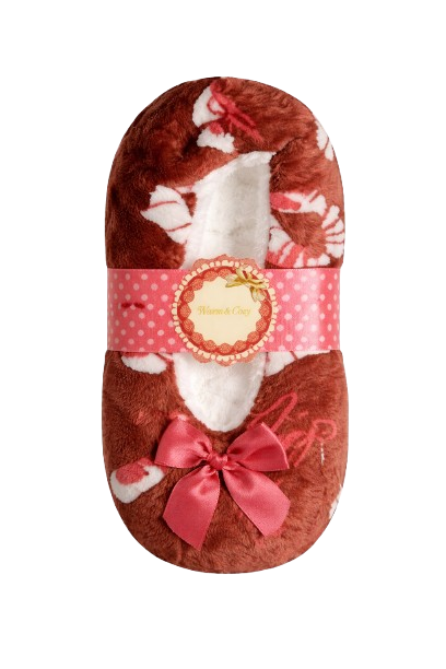 Anti-Slip Indoor Warm Plush Slippers - One Size Fits Most