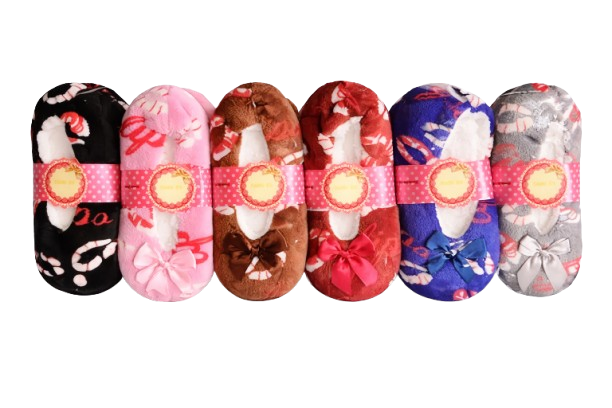 Anti-Slip Indoor Warm Plush Slippers - One Size Fits Most
