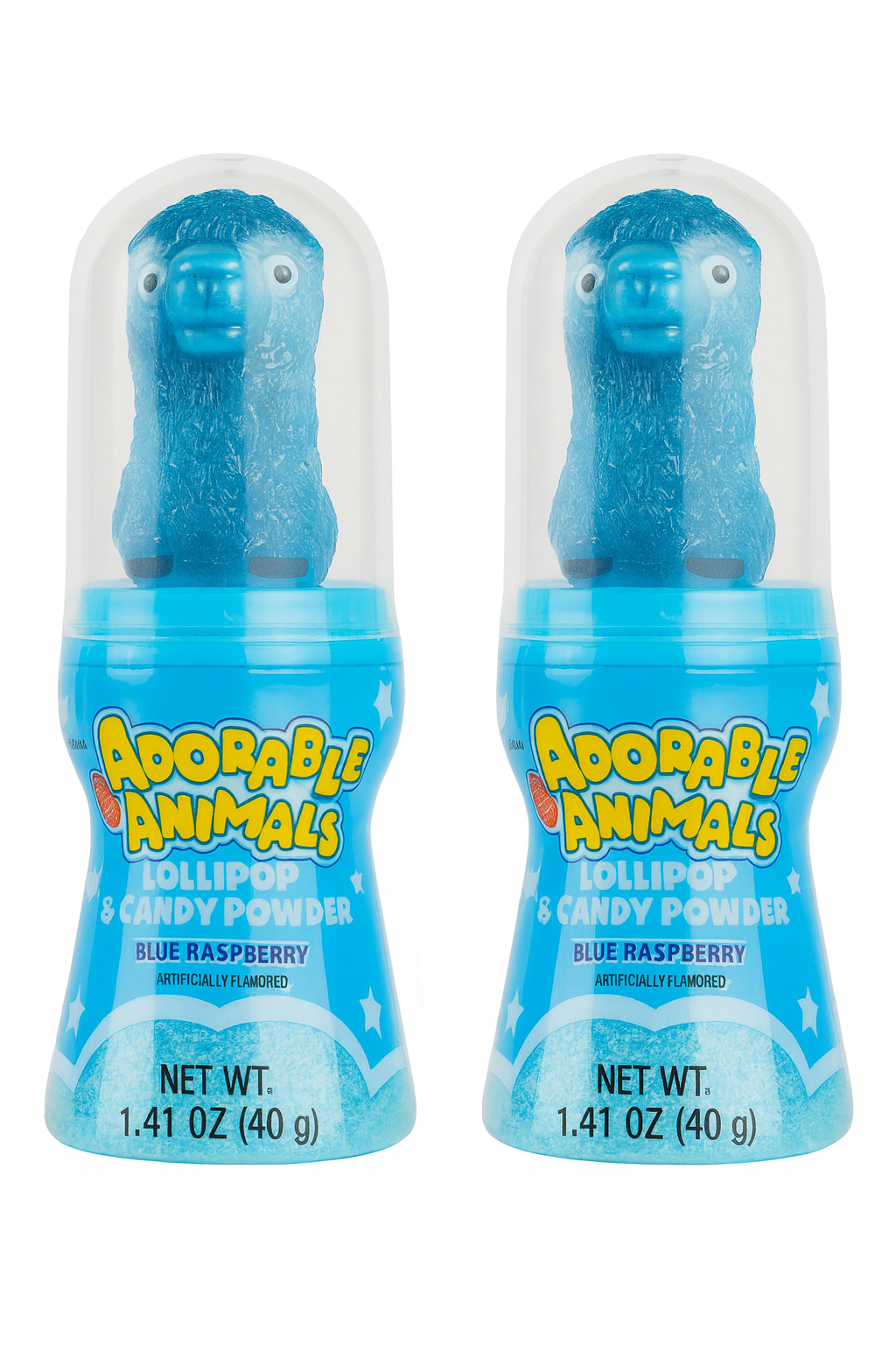 2-Pack Adorable Animal Dip-N-Lik Lollipop & Powder Candy – 1.4 oz