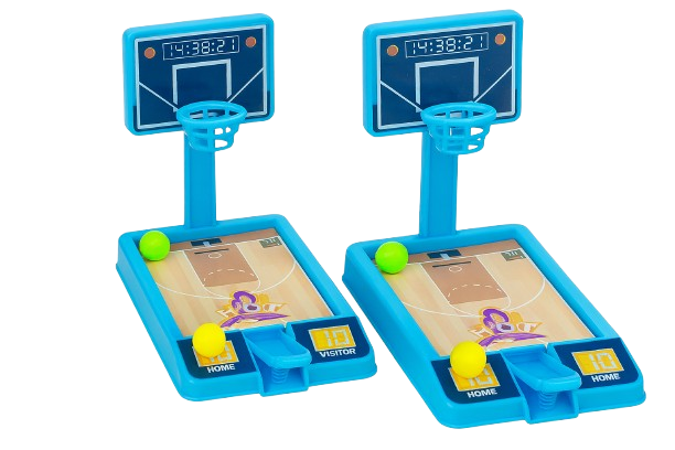 Safe Haven & CO 2-Pack Basketball Tabletop Shooting Game – Kids & Adults Mini Hoop Set