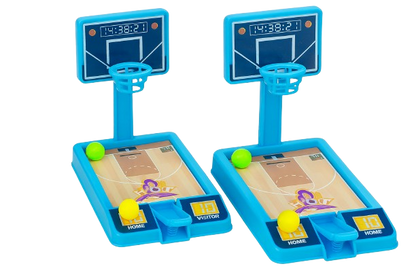 Safe Haven & CO 2-Pack Basketball Tabletop Shooting Game – Kids & Adults Mini Hoop Set