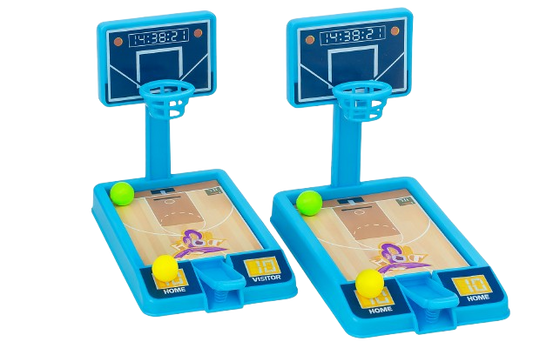 Safe Haven & CO 2-Pack Basketball Tabletop Shooting Game – Kids & Adults Mini Hoop Set