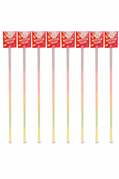 Smarties Candy Powder Straws 0.37oz, 12-Count Assorted Fruity Flavors