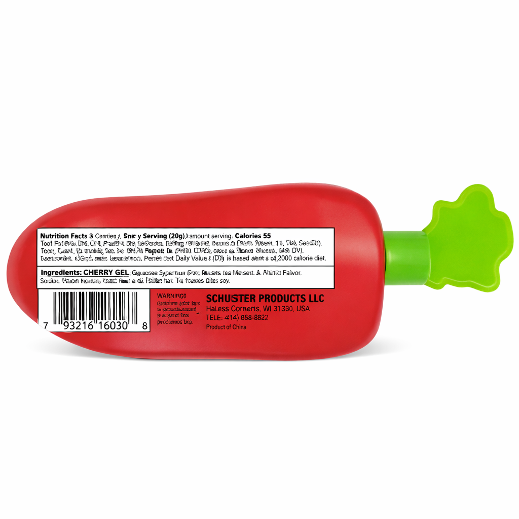 2-Pack Face Twisters Sour Tongue Slime Candy – Blue Raspberry & Cherry