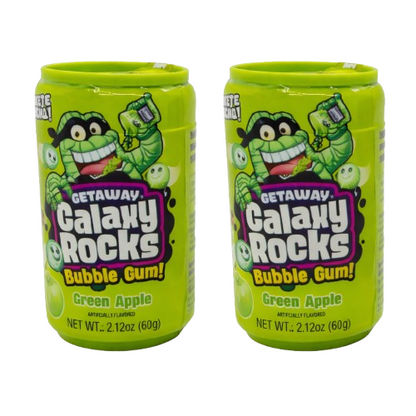Kidsmania Galaxy Rocks Bubble Gum Candy Canister, 2.12 oz (2-Pack)