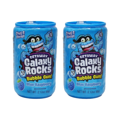 Kidsmania Galaxy Rocks Bubble Gum Candy Canister, 2.12 oz (2-Pack)
