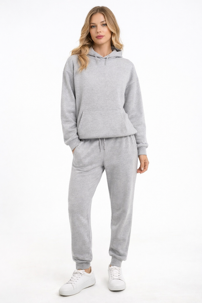 Unisex Coordinated Hoodie & Jogger Sweatpants Set – Casual 2-Piece Lounge & Streetwear Outfit
