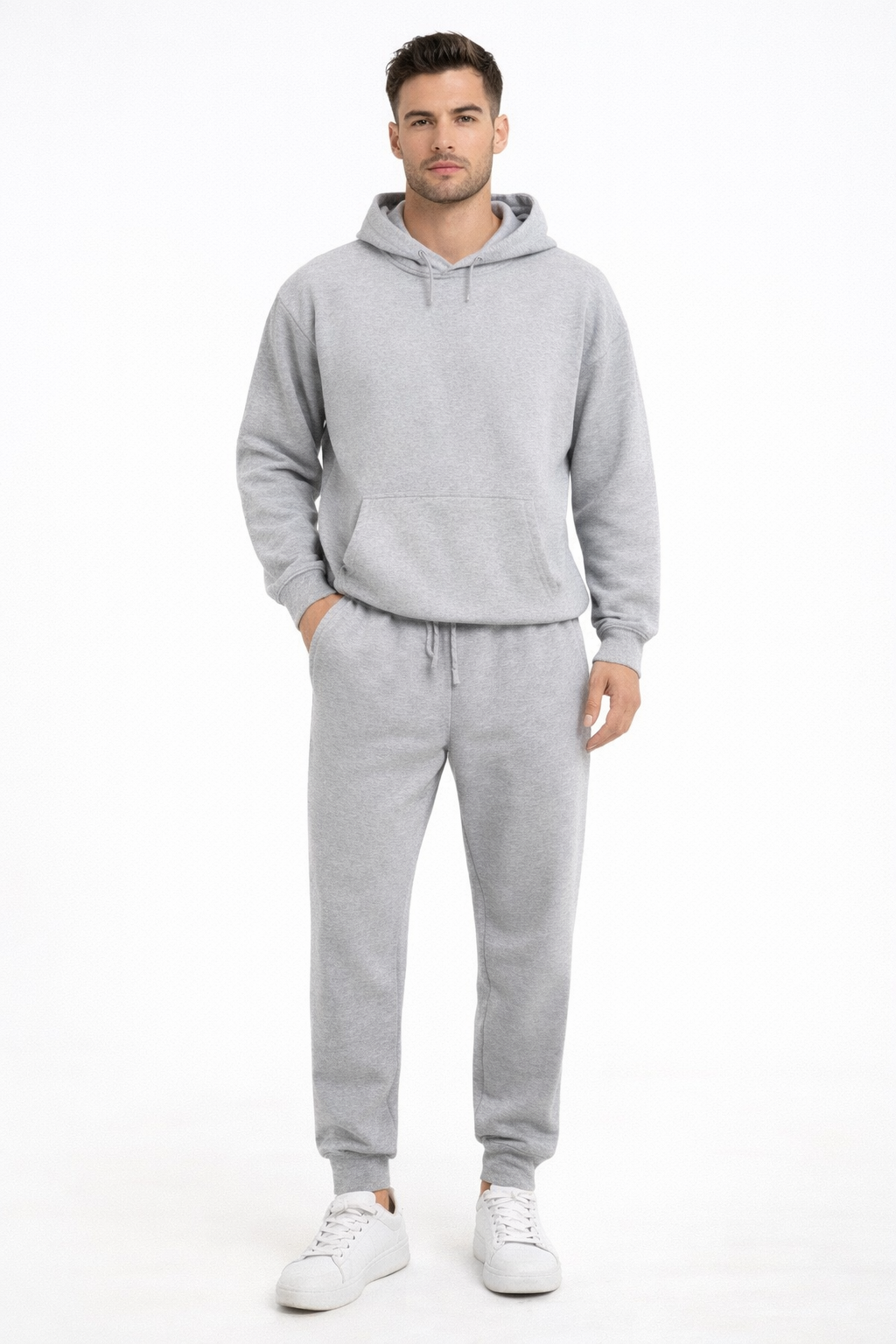 Unisex Coordinated Hoodie & Jogger Sweatpants Set – Casual 2-Piece Lounge & Streetwear Outfit