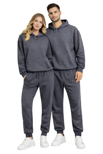 Unisex Coordinated Hoodie & Jogger Sweatpants Set – Casual 2-Piece Lounge & Streetwear Outfit