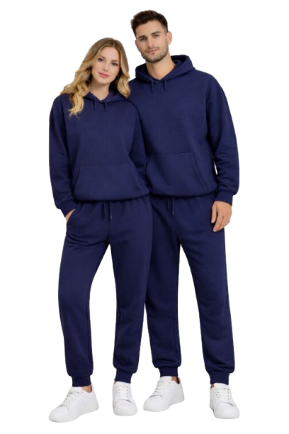 Unisex Coordinated Hoodie & Jogger Sweatpants Set – Casual 2-Piece Lounge & Streetwear Outfit