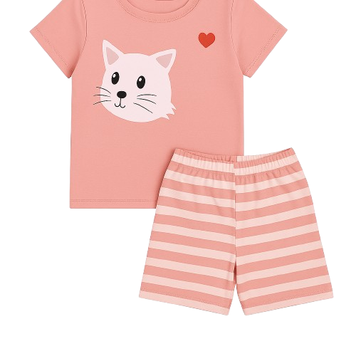 Girls’ 2-Piece Shorts Set – Sizes 9M to 3T
