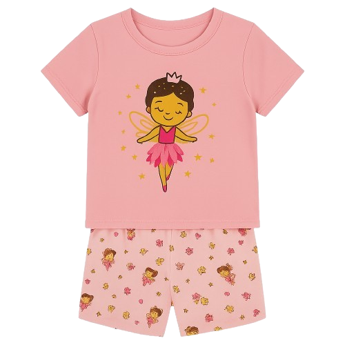 Girls’ 2-Piece Shorts Set – Sizes 9M to 3T