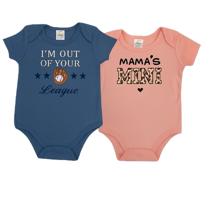 Safe Haven & CO Baby Boy & Girl Assorted Romper Set – Sizes 3 to 12 Months