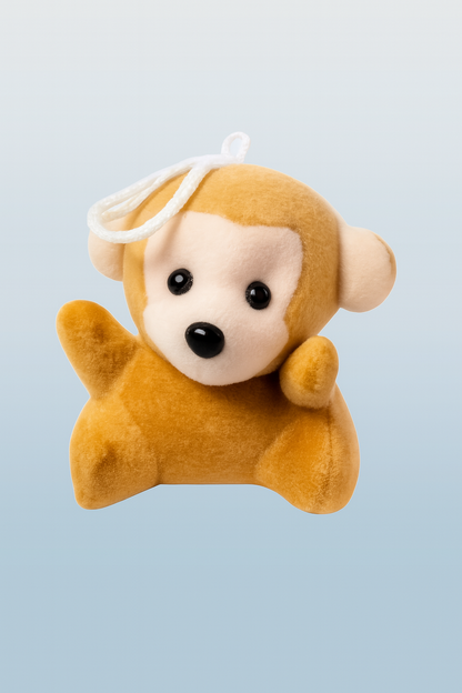 Mini Plush Animal Toy Keychain – Assorted Characters for Kids