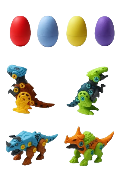 Take Apart Dinosaur Toy in an Egg Surprise