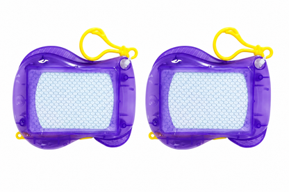 Mini Magnetic Drawing Board Keychain – Erasable Sketch Pad for Kids, 2-Pack