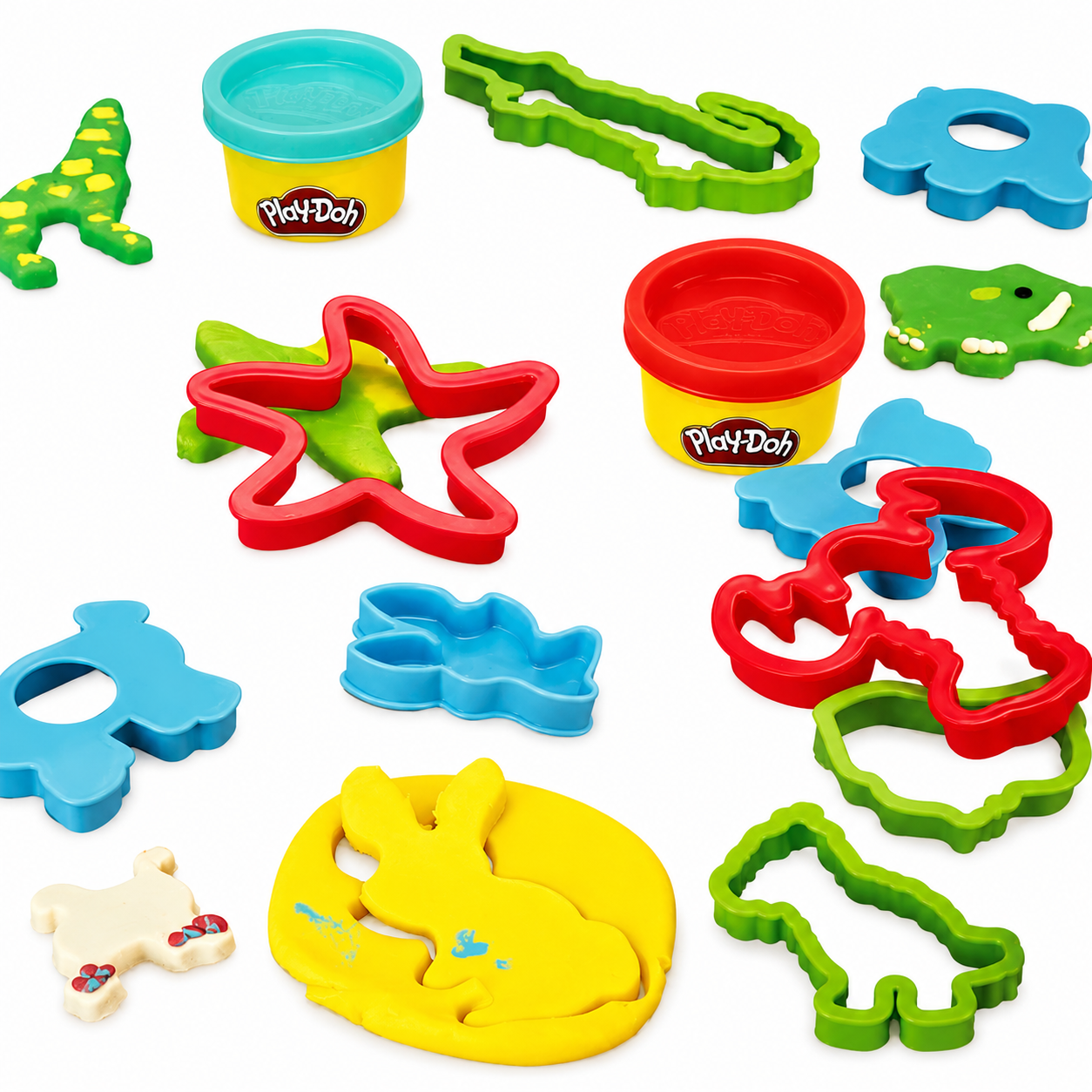Play-Doh Starters Learning Playset Assortment – Numbers, Letters, Shapes or Animals