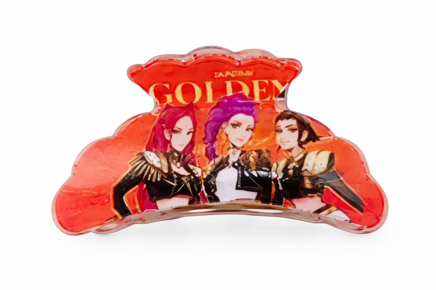 Kpop Hunter Trio Hair Claw Clips – 6 Pack Fashion Hair Accessories