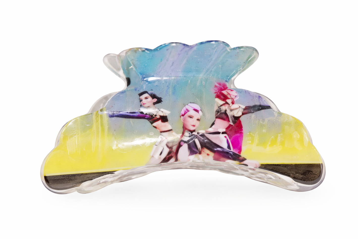 Kpop Hunter Trio Hair Claw Clips – 6 Pack Fashion Hair Accessories