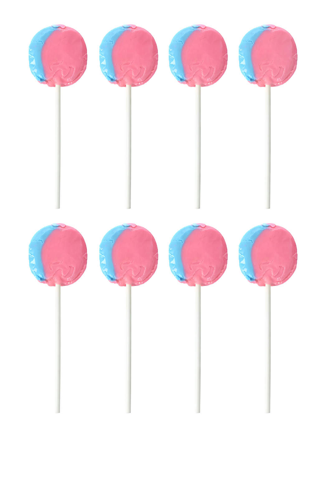 Charms Fluffy Stuff Cotton Candy Pops Lollipops 8-Pack